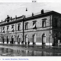 Cesena, la nuova stazione ferroviaria, 1928-1930 (BCM Fondo Dellamore, FDP 1245)