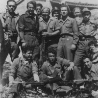 Alcuni partigiani della bassa della 38° Brigata Garibaldi.