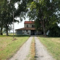 Casa colonica in via Rovescio, riedificata nelle immediate vicinanze dell’abitazione di Aldo Zamagna