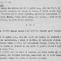 Estratto del Bollettino GNR 5 maggio 1944