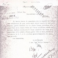 Documento della chiusura della scuola ebraica dopo la deportazione