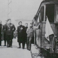 1933: Inaugurazione della “Littorina” che prendeva il nome del fascio Littorio sulla locomotiva