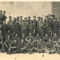 143° Brigata Garibaldi “Aldo” (ex 47° Brigata Garibaldi). Foto scattata a fine aprile del 1945 a Parma.