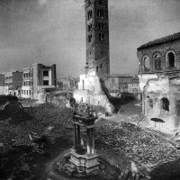S. Giovanni Evangelista dopo i bombardamenti dell'estate 1944