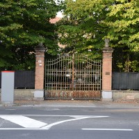 Il cancello della Villa Callegari Ghigi