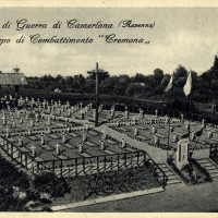 Cartolina del Cimitero di Guerra del Gruppo di Combattimento Cremona