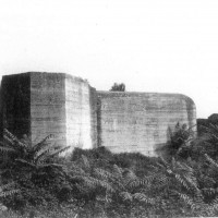 Bunker tedeschi lungo la strada Romea a nord di Comacchio. Foto C. Fanti