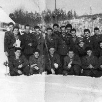 Un gruppo di internati militari italiani in Germania.