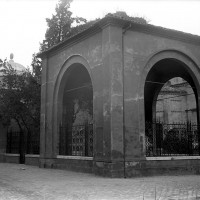 La tomba di Dante e il Quadrarco di Braccioforte nel 1921