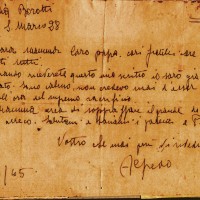 La lettera lasciata da Alfredo Borotti per la famiglia prima della fucilazione