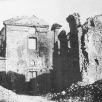 Le rovine dells chiesa di Gemmano.