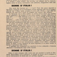 «In Germania non si deve andare» sostiene il volantino diffuso dai GDD a Modena nell'aprile del 1944 invitando a scioperare