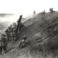 Un'immagine della battaglia del Senio.