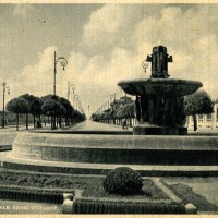 Fontana piazza stazione ferroviaria e viale della Libertà