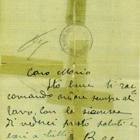 Lettera di Agapito Latini inviata al figlio Mario il 13 giugno 1944 dal carcere di Forlì
