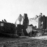 S. Maria in Porto Fuori dopo il bombardamento