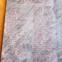 Loggiato comunale, la lapide dedicata alla memoria dei martiri della Resistenza- 1