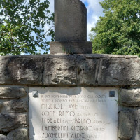 cippo commemorativo posto a Ponte di Lugagnano