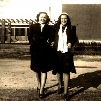 Le sorelle Lina e Laura Polizzi dopo il 1945
