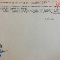 Disposizione del Comando militare germanico di Parma alla segreteria comunale per l'uso dei locali nelle Scuole Pietro Giordani