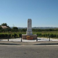 Monumento ai “CADUTI PER LA LIBERTA’” a Ruffio di Cesena, Rotonda Martiri Ponte di Ruffio (veduta generale).