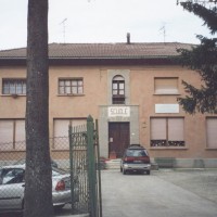 Le scuole di Frassinoro dove ebbe sede l'ospedale partigiano.