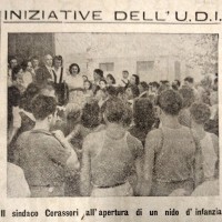 “La verità” del 25 ottobre 1945 rende conto dell'attività svolta dall'Unione donne italiane, associazione nata dai GDD con la Liberazione