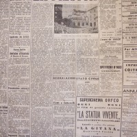 Articolo della “Gazzetta di Parma” sul bombardamento del 13 maggio 1944 in Pilotta