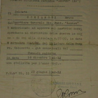 documenti dell’attività partigiana di Bruno Schianchi