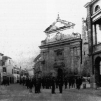 La piazza nell'Ottocento.