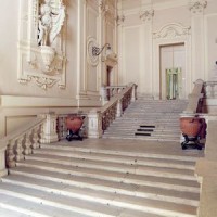 Palazzo del Merenda, scalone monumentale di Raimondo Compagnoni
