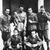 Un gruppo di militari dell'86° Battaglione territoriale che partecipò alla Resistenza contro i tedeschi il 9 settembre 1943