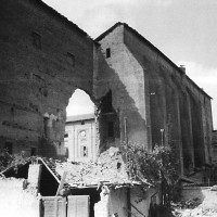 Piazzale Reinach dopo il bombardamento