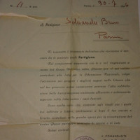 documenti dell’attività partigiana di Bruno Schianchi